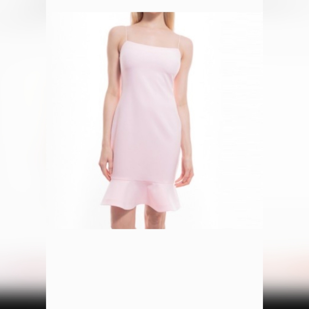 Elegant Pink Sleeveless Dress Likely  Size 4